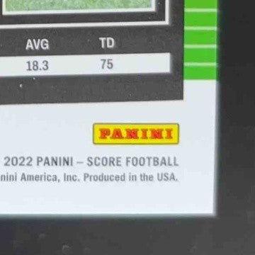 2022 Panini Score James Lofton Dots Red 99/499 #102 Green Bay Packers