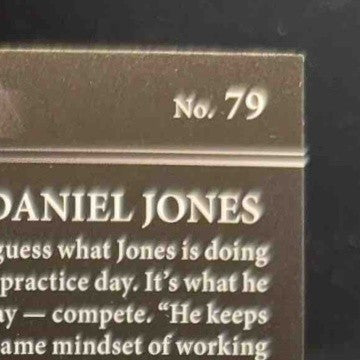 2023 Panini Limited Daniel Jones Ruby Spotlight 40/49 #79 New York Giants