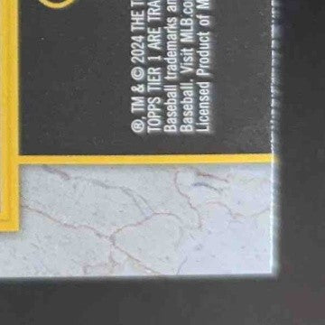 2024 Topps Tier One Salvador Perez Relics Purple Foil 108/149 MEM KC Royals