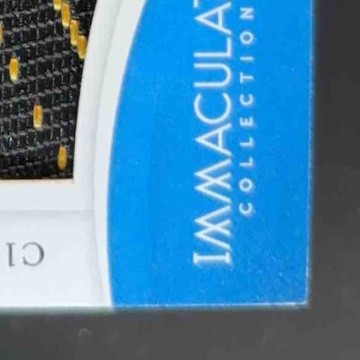 2020 Immaculate Collection Sixto Sanchez Jumbo Cleats /8 #J-SX MEM Miami Marlins