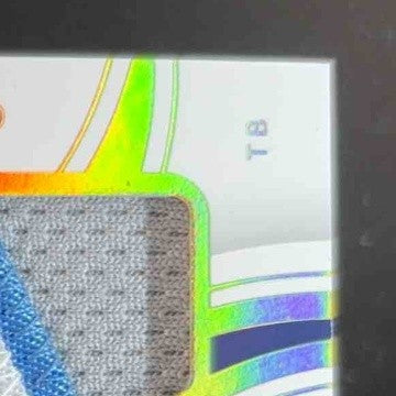 2023 Immaculate Collection Kyle Manzardo Jumbo Team Logo /25 Tampa Bay Rays