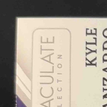 2023 Immaculate Collection Kyle Manzardo Jumbo Team Logo /25 Tampa Bay Rays