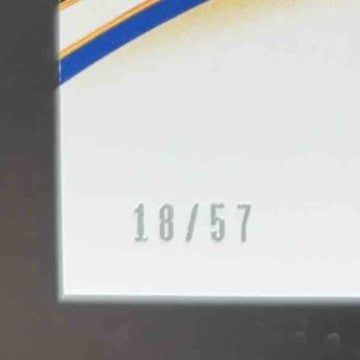 2020 Panini Immaculate Collection Ronald Bolanos Rookie Patch Auto Holo Gold /57