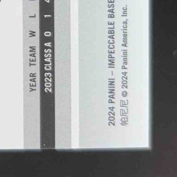 2024 Panini Impeccable Noble Meyer 72/99 #91 Miami Marlins