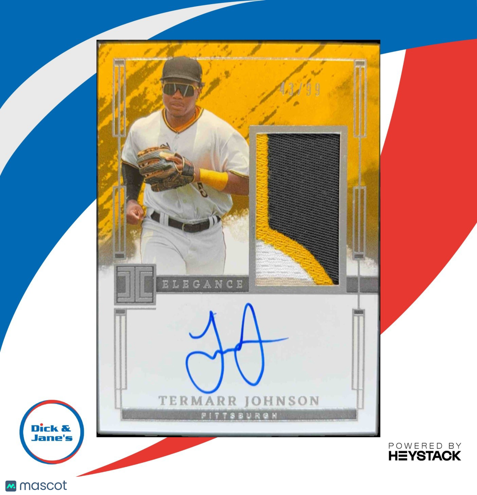 2024 Panini Impeccable Termarr Johnson Elegance Prospect Jersey Auto 43/99