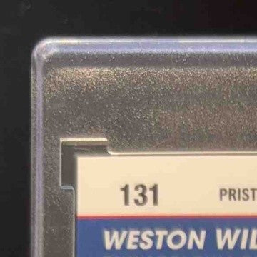 2024 Topps Pristine Weston Wilson Blue Refractor 26/75 RC Philadelphia Phillies