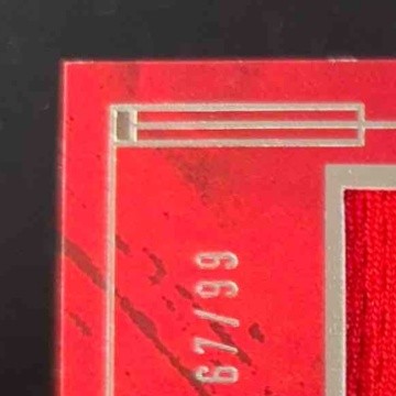 2024 Panini Impeccable Yohandy Morales Elegance Prospect Jersey Auto 67/99 Nats