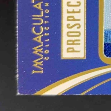 2020 Panini Immaculate Collection Bobby Witt Jr Prospect Patch Auto 02/49 Royals