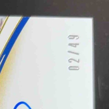 2020 Panini Immaculate Collection Bobby Witt Jr Prospect Patch Auto 02/49 Royals