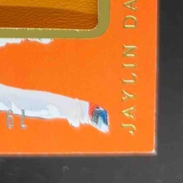 2020 Panini Immaculate Collection Jaylin Davis Debut Moments Leather Tan/99 Auto