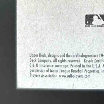 2005 Upper Deck Origins Jason Bay Signatures #JB1 Pittsburgh Pirates