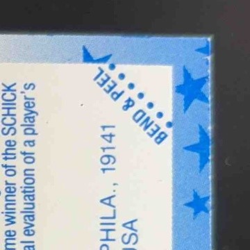 1989-90 Fleer Charles Barkley Stickers #4 Philadelphia 76ers