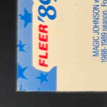 1989-90 Fleer Magic Johnson Stickers #5 Los Angeles Lakers