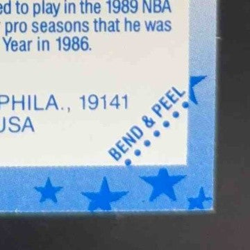 1989-90 Fleer Patrick Ewing Stickers #7 New York Knicks