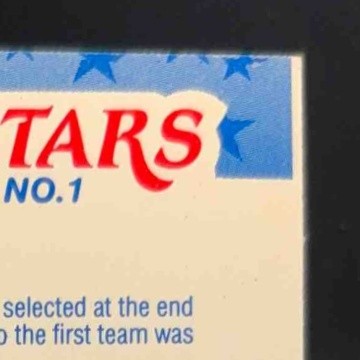 1989-90 Fleer Karl Malone Stickers #1 Utah Jazz