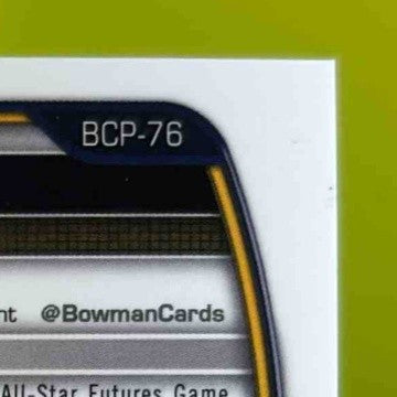 2023 Bowman Chrome Mega Box Prospects Navy Refractors BCP76 Jackson Chourio /175
