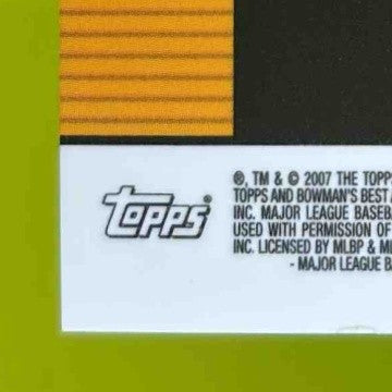 2007 Bowman 's Best Jeremy Hermida #40 Auto