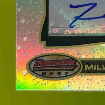 2007 Bowman 's Best Prince Fielder #51 Auto Milwaukee Brewers