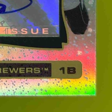 2007 Bowman 's Best Prince Fielder #51 Auto Milwaukee Brewers