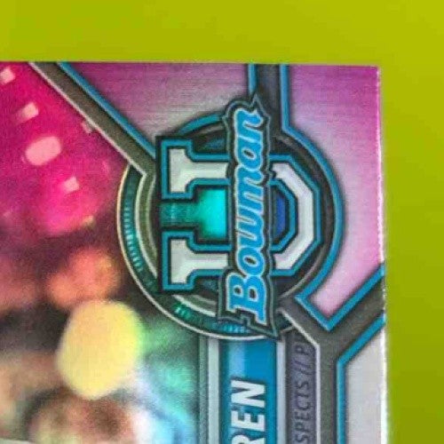 2021-22 Bowman Chrome University Chet Holmgren Pink Refractor Gonzaga Bulldogs