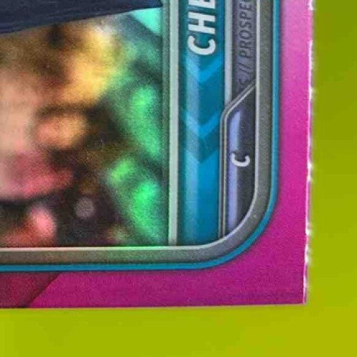 2021-22 Bowman Chrome University Chet Holmgren Pink Refractor Gonzaga Bulldogs