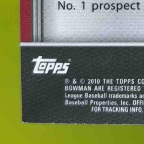 2010 Bowman Platinum Mike Trout Prospects #PP5 Los Angeles Angels