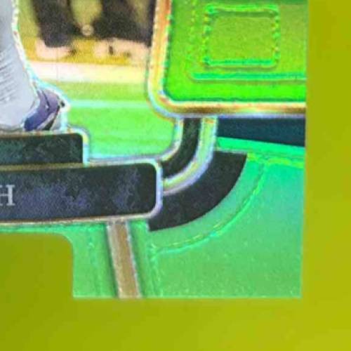 2023 Select Mazi Smith Neon Green Prizms Die Cut 314/599 RC Concourse Cowboys