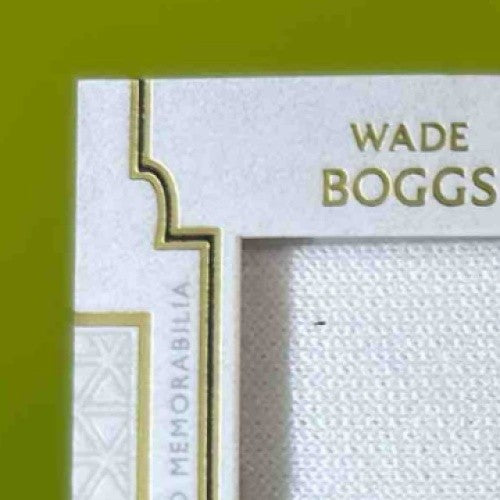 2024 Topps Definitive Collection Wade Boggs / Fred McGriff Dual Auto Relics /35