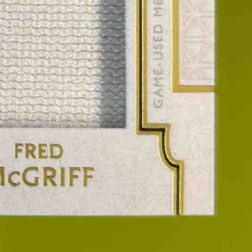 2024 Topps Definitive Collection Wade Boggs / Fred McGriff Dual Auto Relics /35