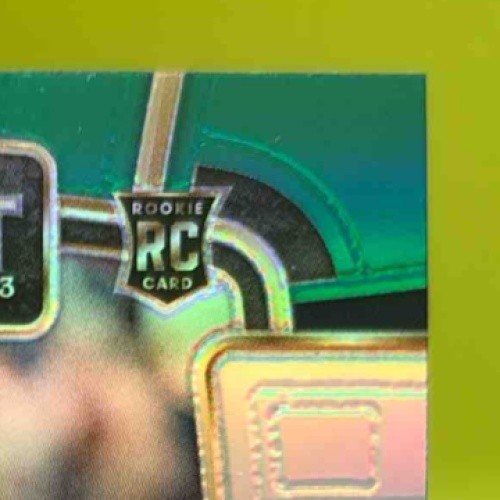 2023 Select C.J. Stroud Green and Yellow Prizms Die Cut #41 RC Concourse Texans