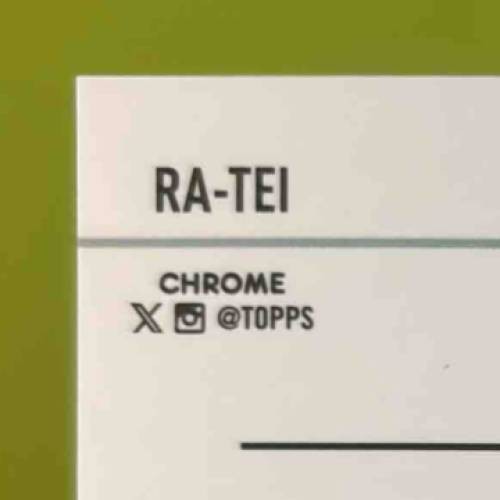 2024 Topps Chrome Tommy Eichenberg Rookie Auto Orange Geometric Refractor /25 RC