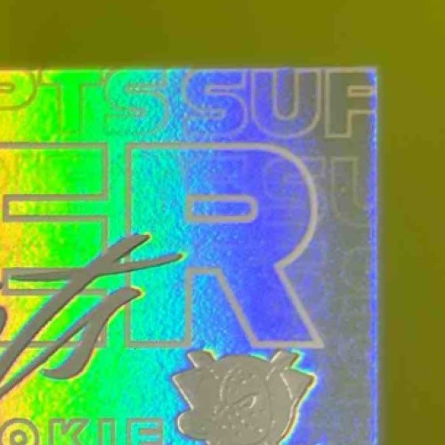 2024-25 Upper Deck SPx Olen Zellweger SuperScripts Rookies Gold 67/99 Auto Ducks