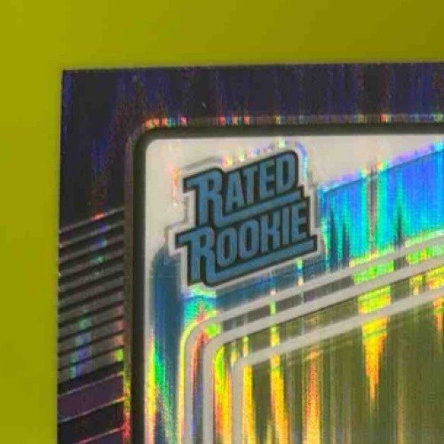 2024 Optic J.J. McCarthy Purple Shock 235 Rated Rookie Minnesota Vikings