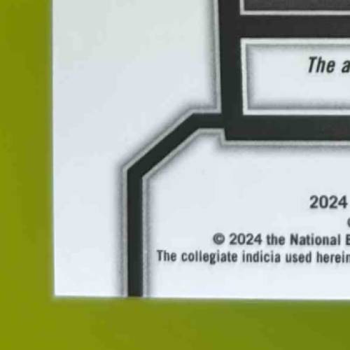 2024 Prizm Draft Picks Collegiate Zach Edey Signatures Auto Purdue Boilermakers