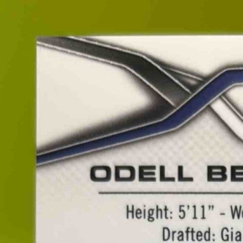 2014 Topps Platinum Odell Beckham Jr. Auto Blue Refractor 28/99 Giants Rookie