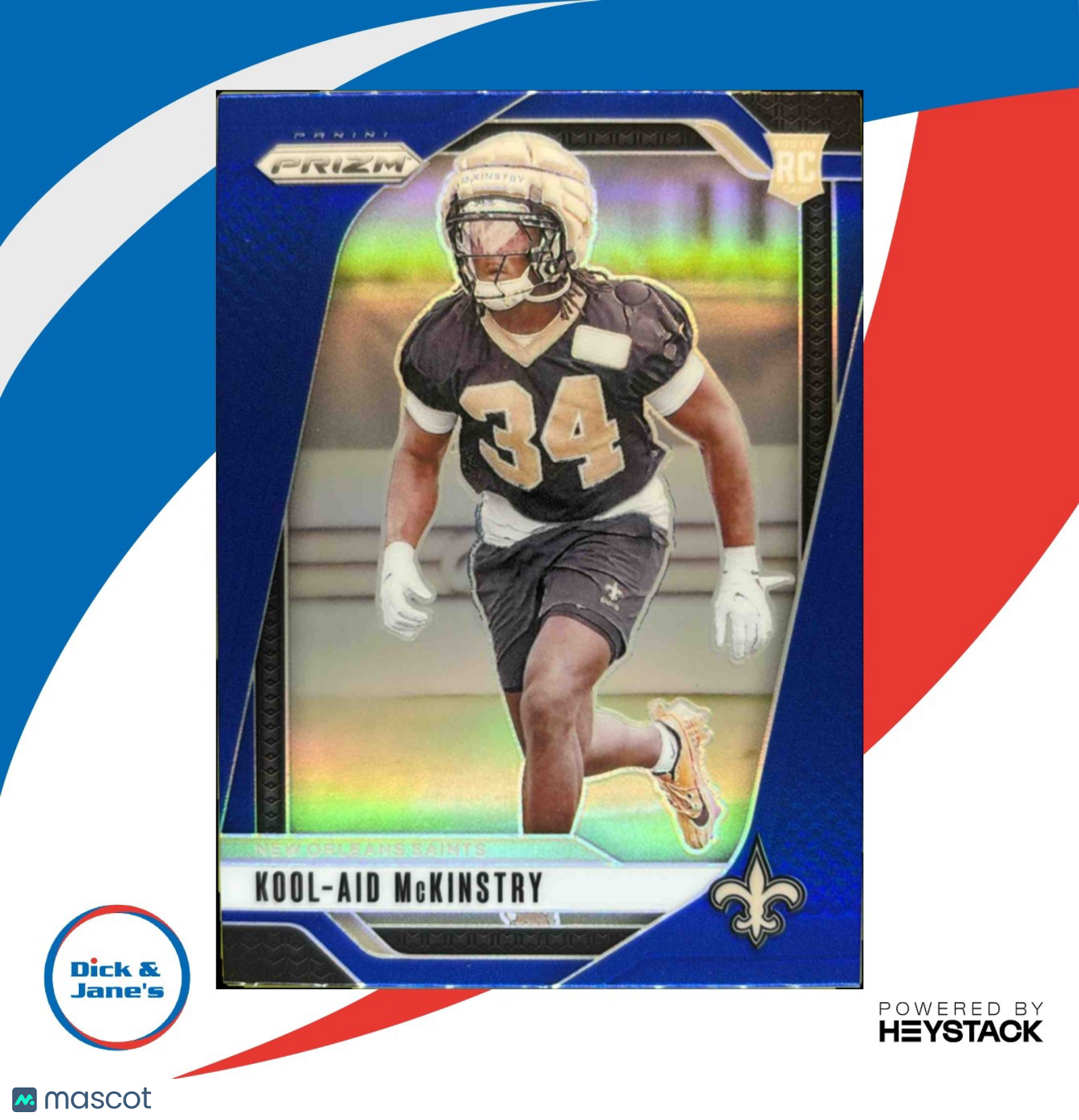 2024 Panini Prizm Kool-Aid McKinstry Blue #363 RC New Orleans Saints
