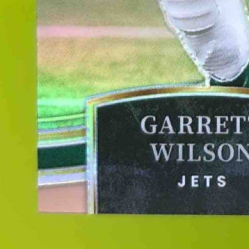 2023 Select Garrett Wilson Copper Prizms Die Cut 185/299 Premier New York Jets