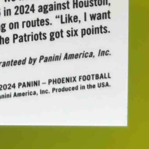 2024 Panini Phoenix Kayshon Boutte Calligraphy #C-KBO Auto Patriots