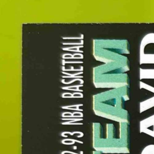 1992-93 Topps 93 Stadium Club David Robinson Beam Team #20 San Antonio Spurs