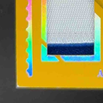 2022 Encased Alec Pierce Rookie Quad Memorabilia Gold 13/25 Indianapolis Colts