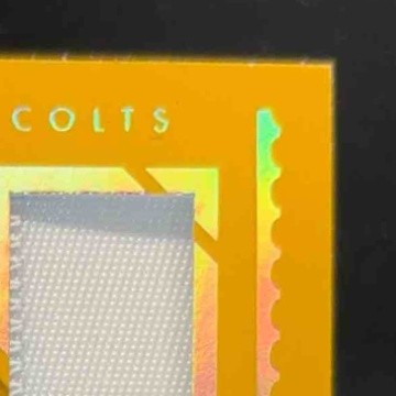 2022 Encased Alec Pierce Rookie Quad Memorabilia Gold 13/25 Indianapolis Colts