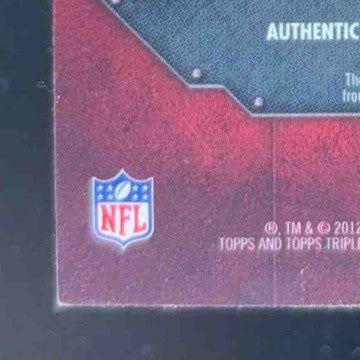 2012 Topps Triple Threads Vernon Davis Relic /36 #TTR-109 San Francisco 49ers