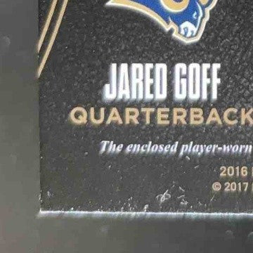 2016 Black Gold Carson Wentz / Jared Goff VS White Prime #d 10/10 Rams Eagles