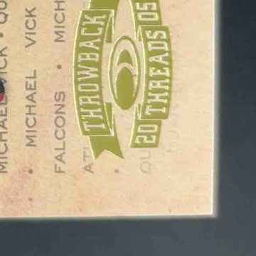 2005 Donruss Throwback Threads Michael Vick Century Stars Material /100 Falcons