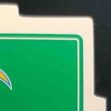 2021 Donruss Justin Herbert Press Proof Silver Die Cut 33/75 #70b Chargers