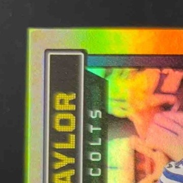 2023 Panini Score Jonathan Taylor Gold Zone /50 #9 Indianapolis Colts