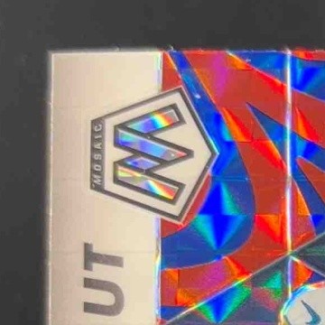 2020 Panini Mosaic Justin Herbert Prizm Reactive Blue RC Los Angeles Chargers