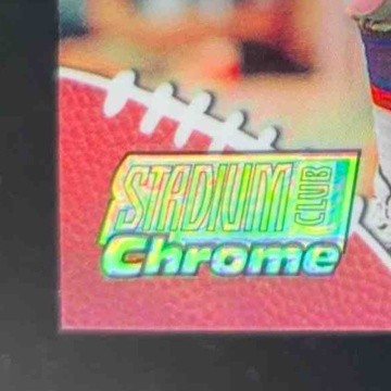 1998 Topps Stadium Club Drew Bledsoe Chrome Refractor SCC18 New England Patriots