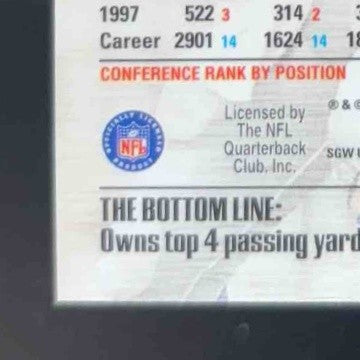 1998 Topps Stadium Club Drew Bledsoe Chrome Refractor SCC18 New England Patriots