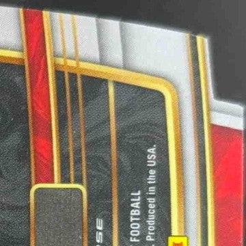 2021 Select Patrick Mahomes II Red and Yellow Prizm Die Cut Kansas City Chiefs